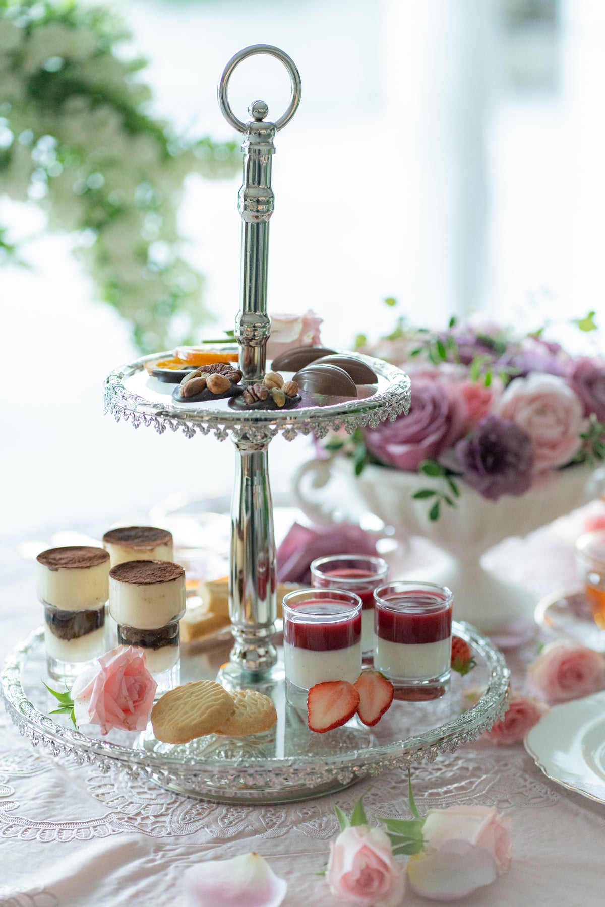 クラシカルガラス2段トレイ – antoinette00